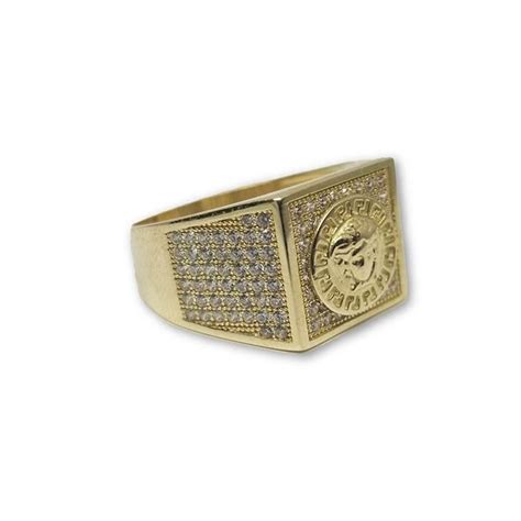 bague en or versace